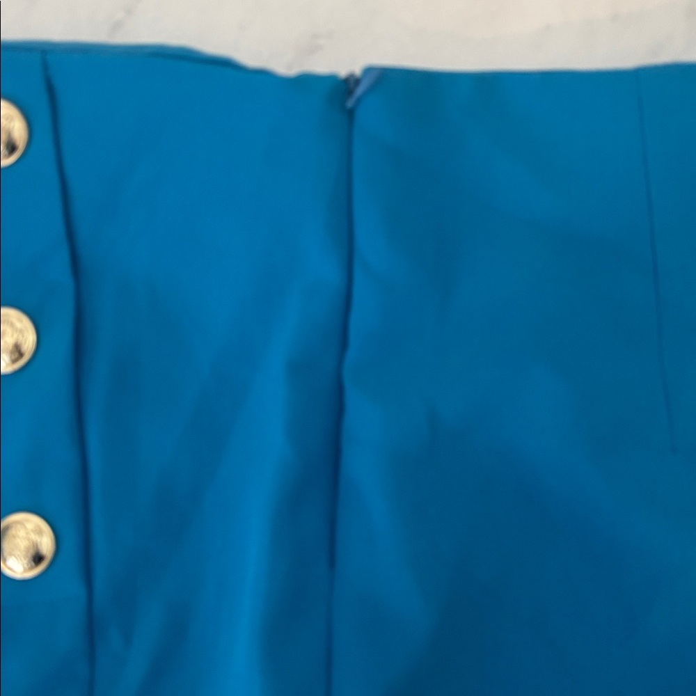 Zara Blue Large Women's Shorts - Picture 4 of 4
